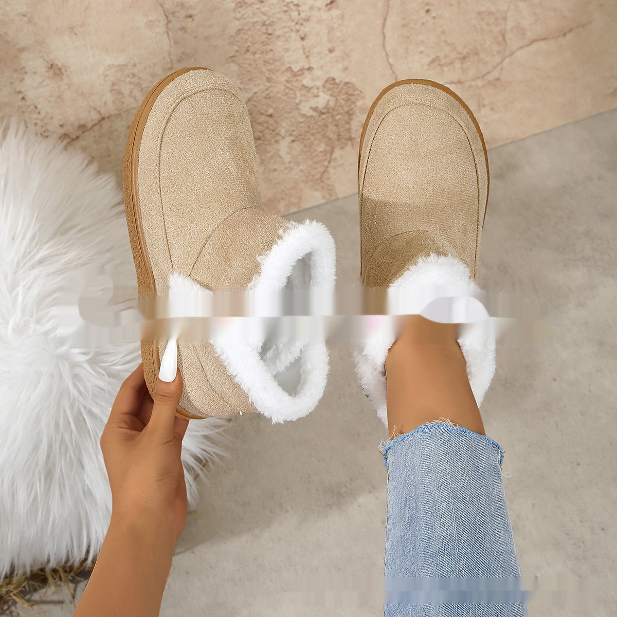 Insulated Cotton-padded Flats