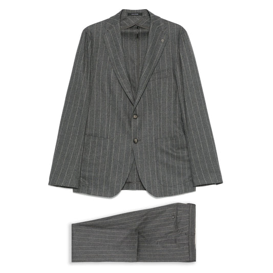 Tagliatore Grey Suits - Dinner Suits Men