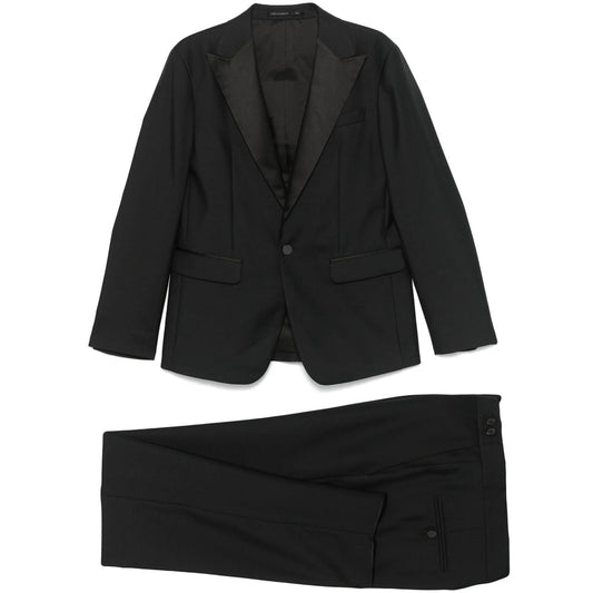 Trajes negros Dsquared2 - Trajes de hombre de un solo botón