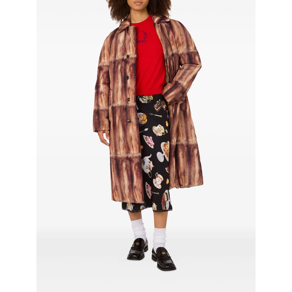 Moschino Brown Coats - Oversized Coats Women