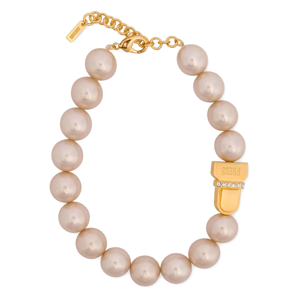 Moschino White Necklaces Women