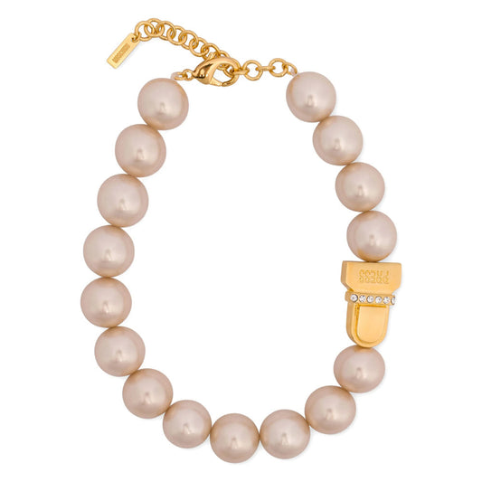 Moschino White Necklaces Women