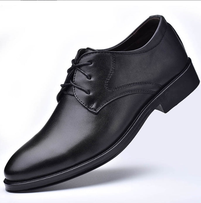 Men's Pointed-Toe Lace-Up Shoes