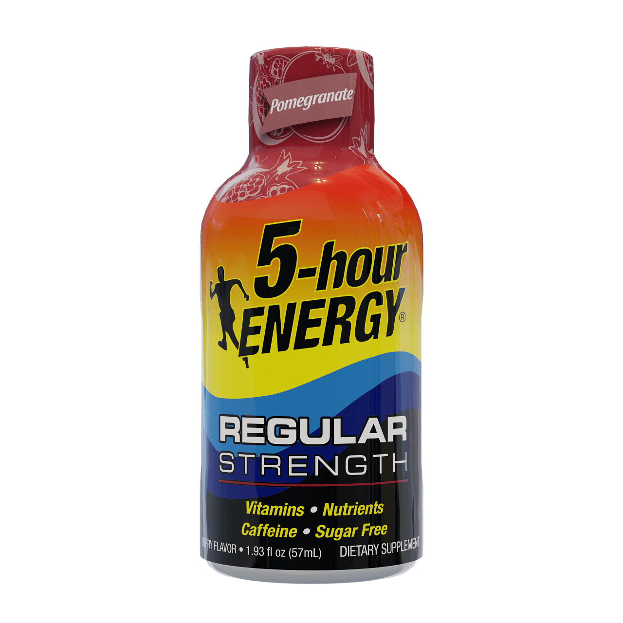 Bebidas energéticas 5-hour ENERGY de granada de fuerza regular