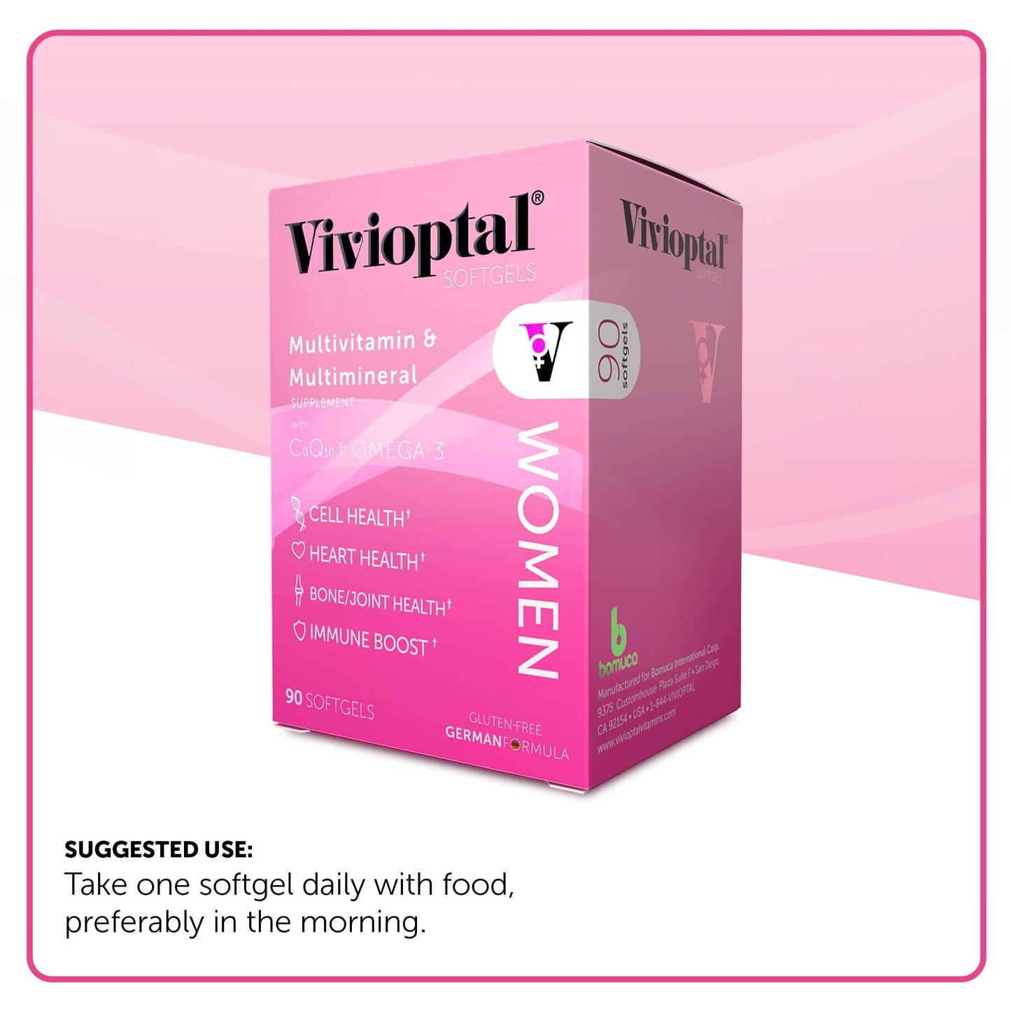 Vivioptal WOMEN Multivitamin & Multimineral Supplement - Softgels