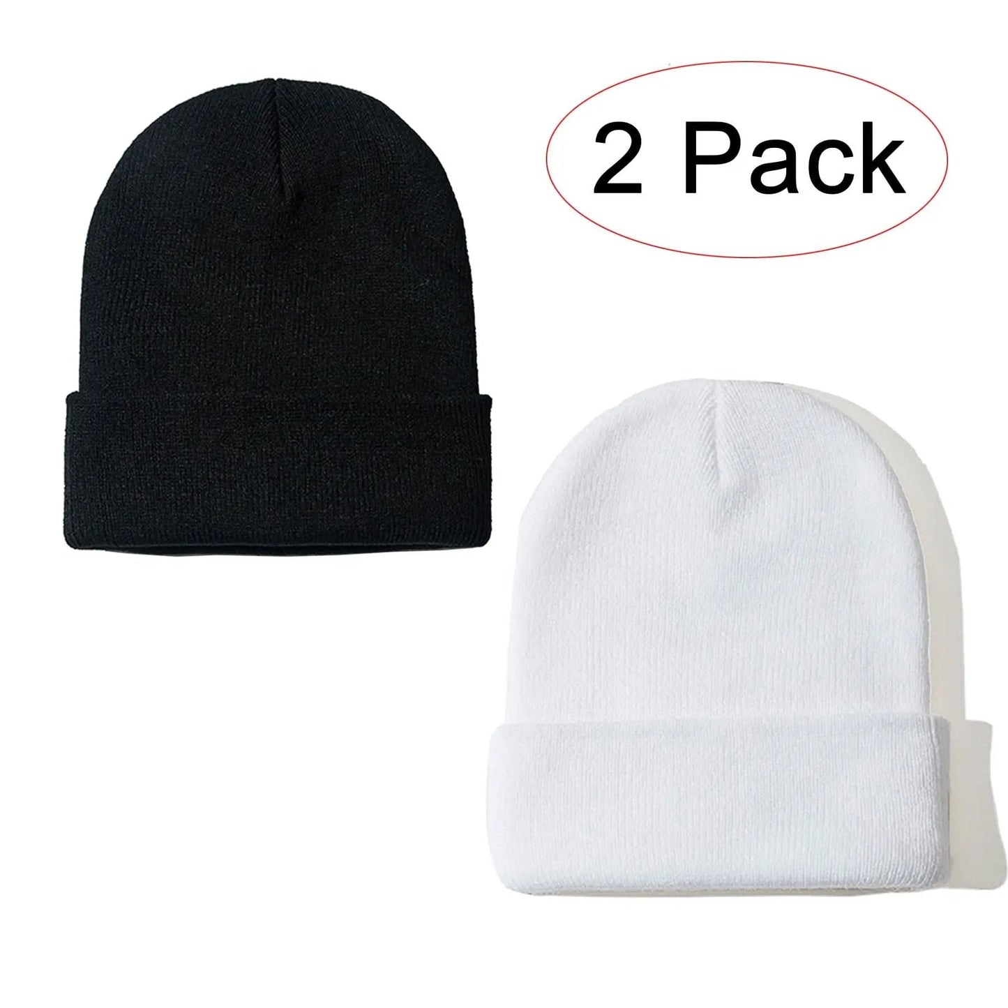 Knit Beanie - Warm Winter Headwear - Unisex & Stylish