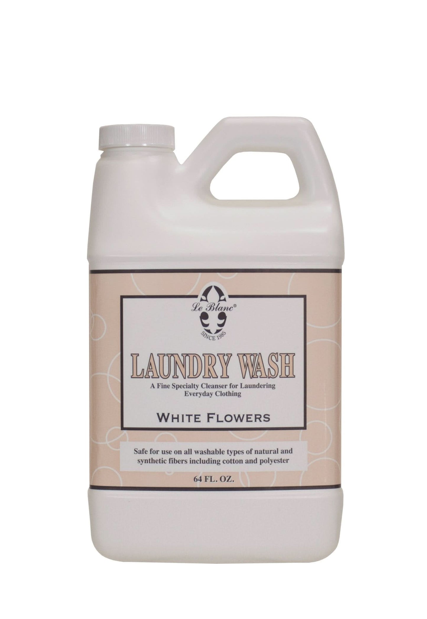 Le Blanc White Flowers Laundry Wash 64 oz