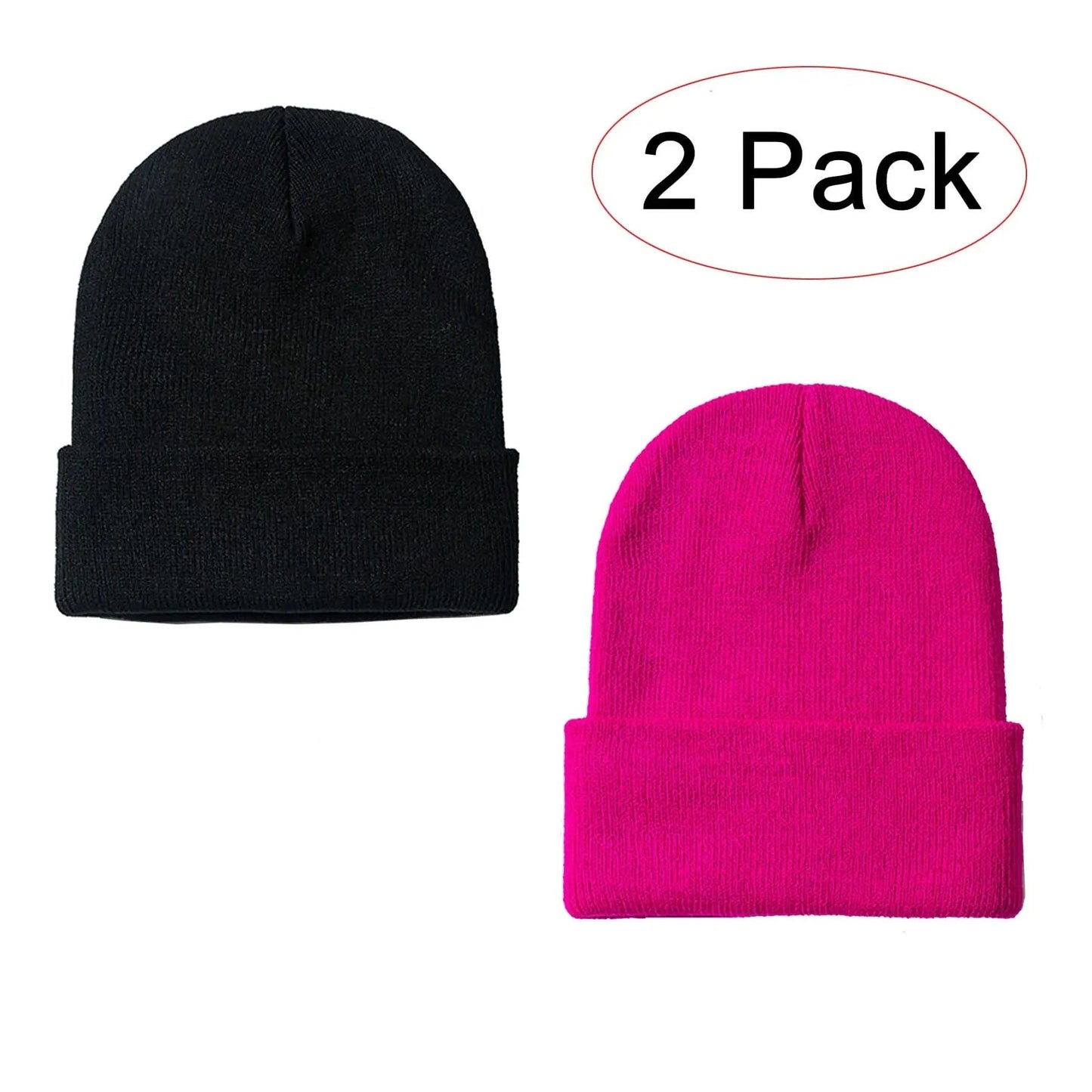 Knit Beanie - Warm Winter Headwear - Unisex & Stylish