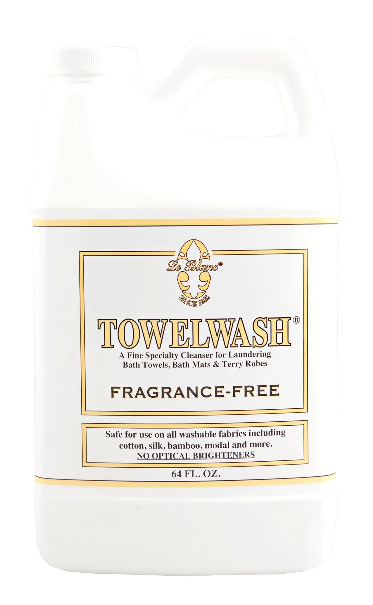 Le Blanc Fragrance Free Towel Wash 64 oz