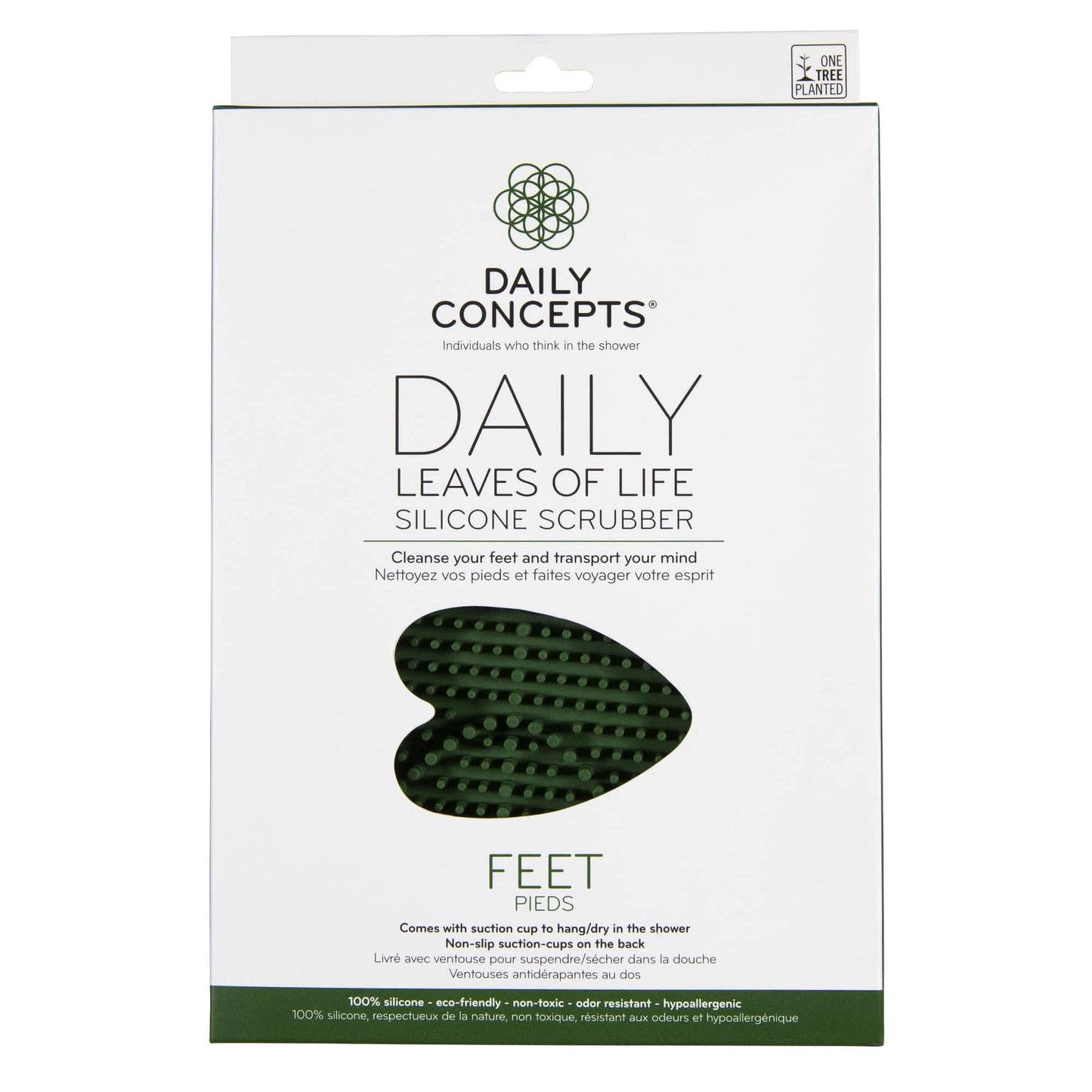 Daily Concepts Daily Leaves of Life Silicone Scrubber