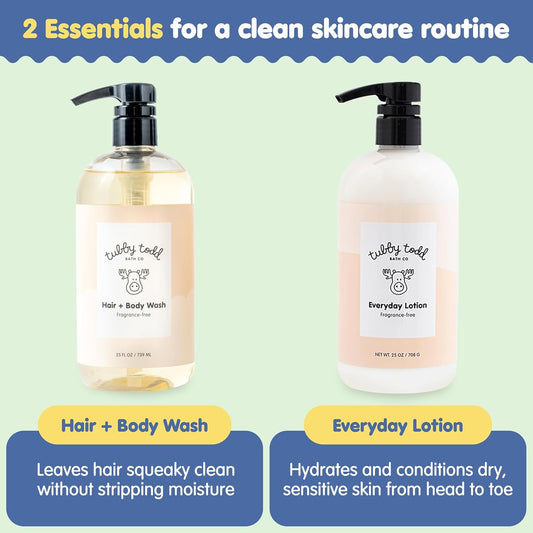 Hair + Body Wash & Everyday Lotion