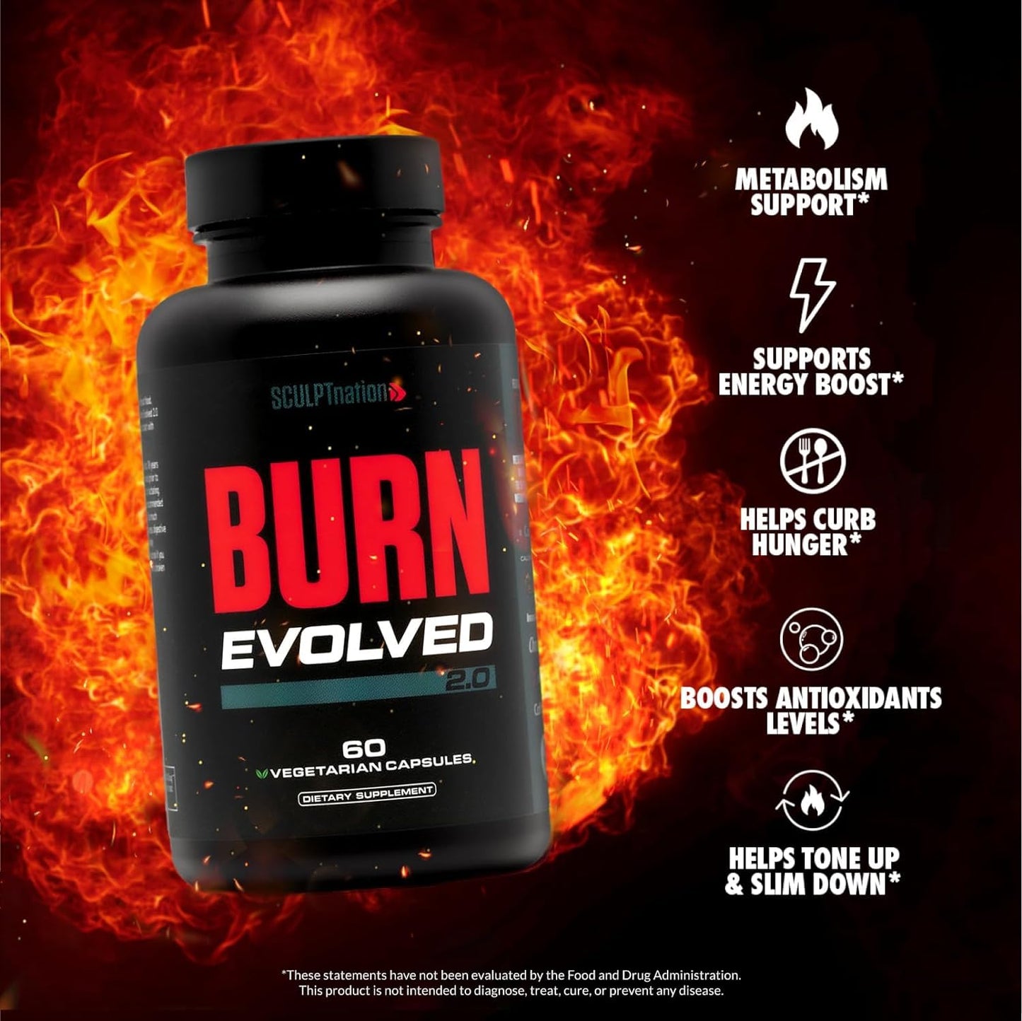 Sculpt Nation by V Shred Quemagrasas termogénico para hombres y mujeres