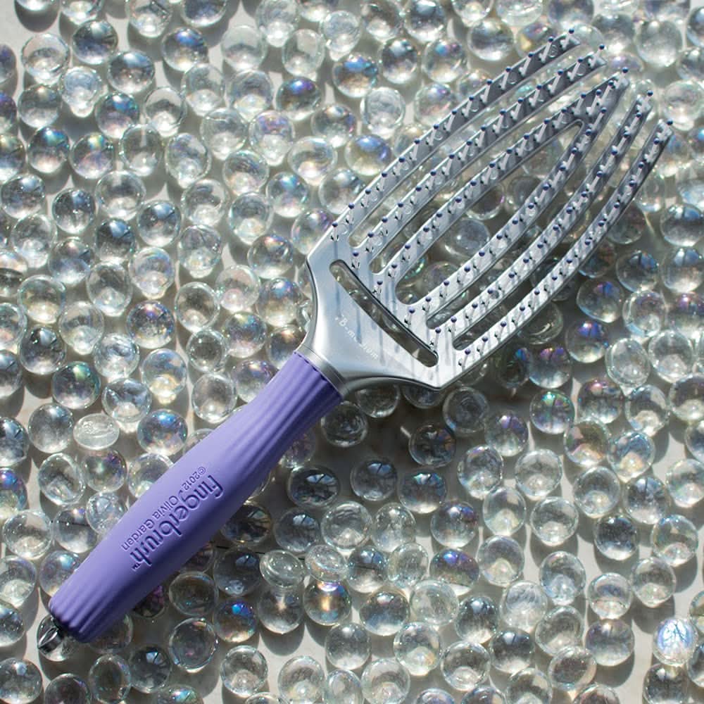 Olivia Garden Fingerbrush Curved & Vented Paddle Hair Brush FB-MD