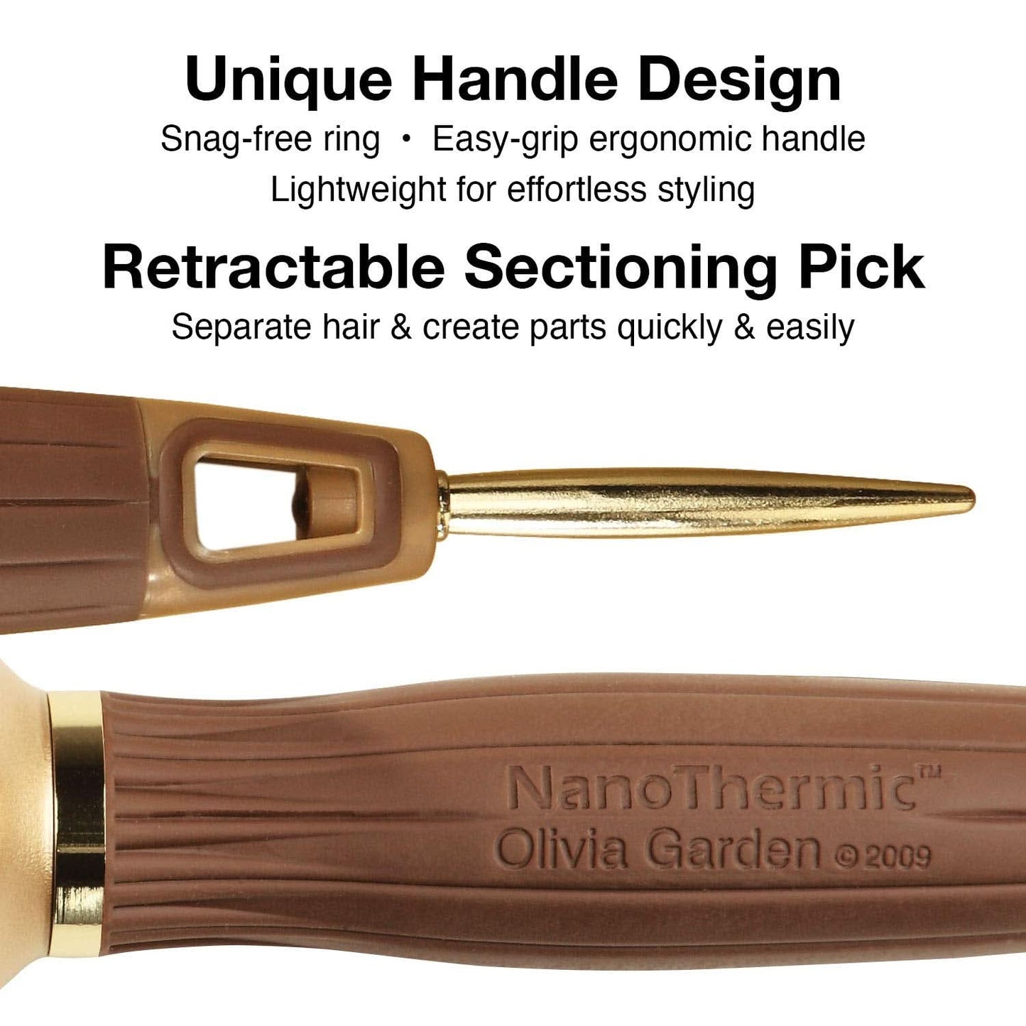 Olivia Garden NanoThermic Ceramic + Ion Flex Brush NT-FLEXBR