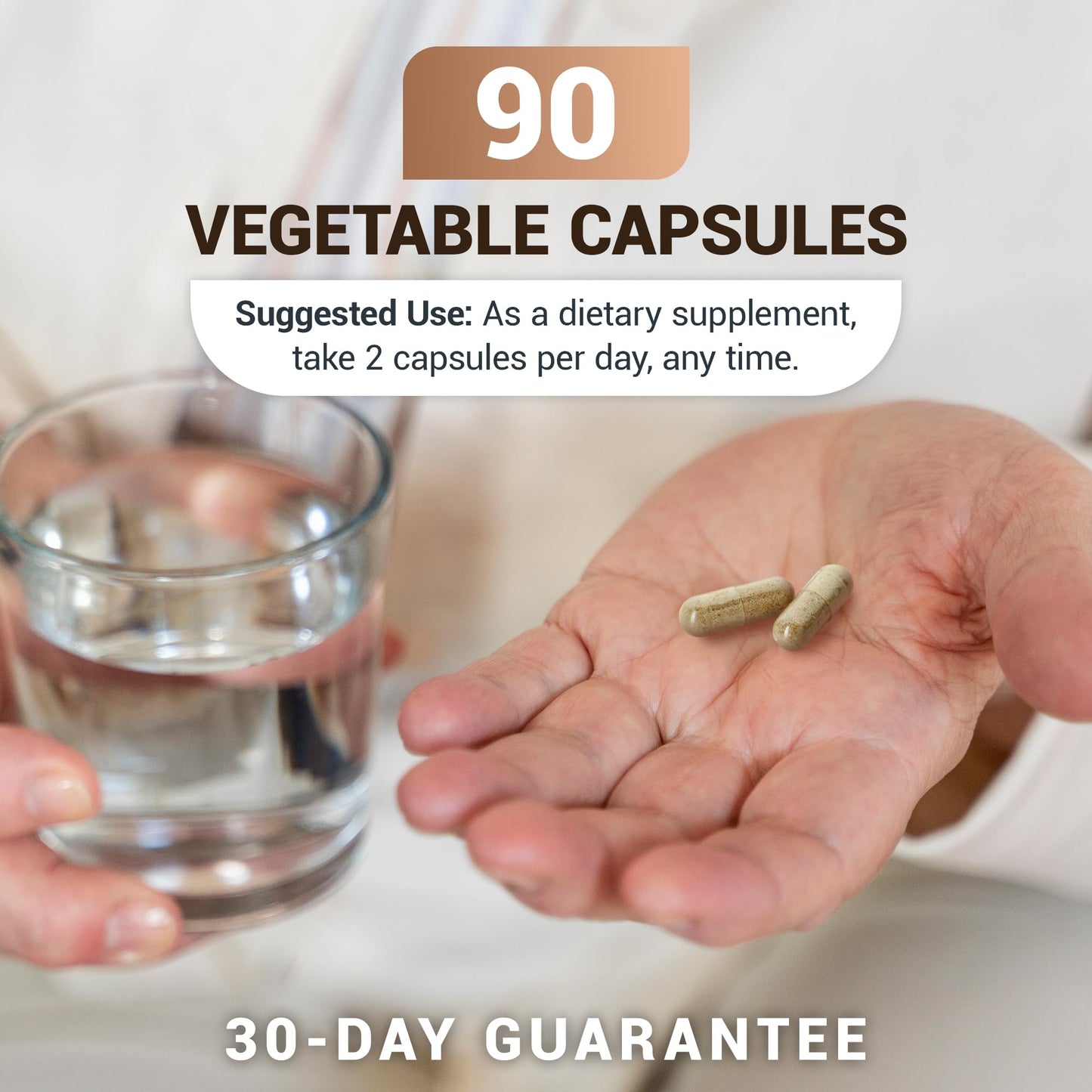 Vitaminas Todo en Uno Dr. Berg para Cabello, Piel y Uñas - Fórmula Avanzada con Biotina, Saw Palmetto, Bloqueador de DHT y Oligoelementos - 90 Cápsulas Vegetales