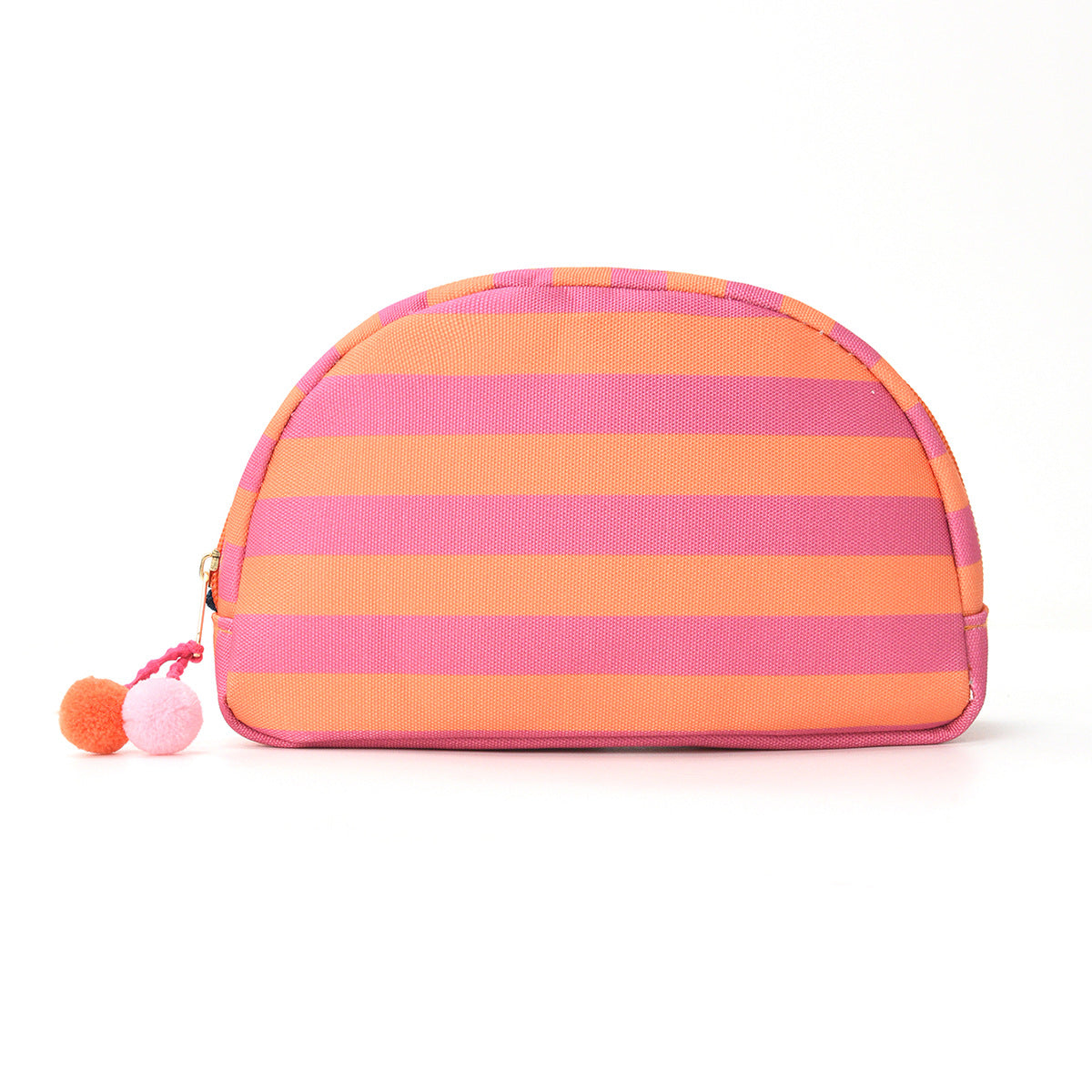 Striped Fashionable Shell-Shaped Makeup Bag