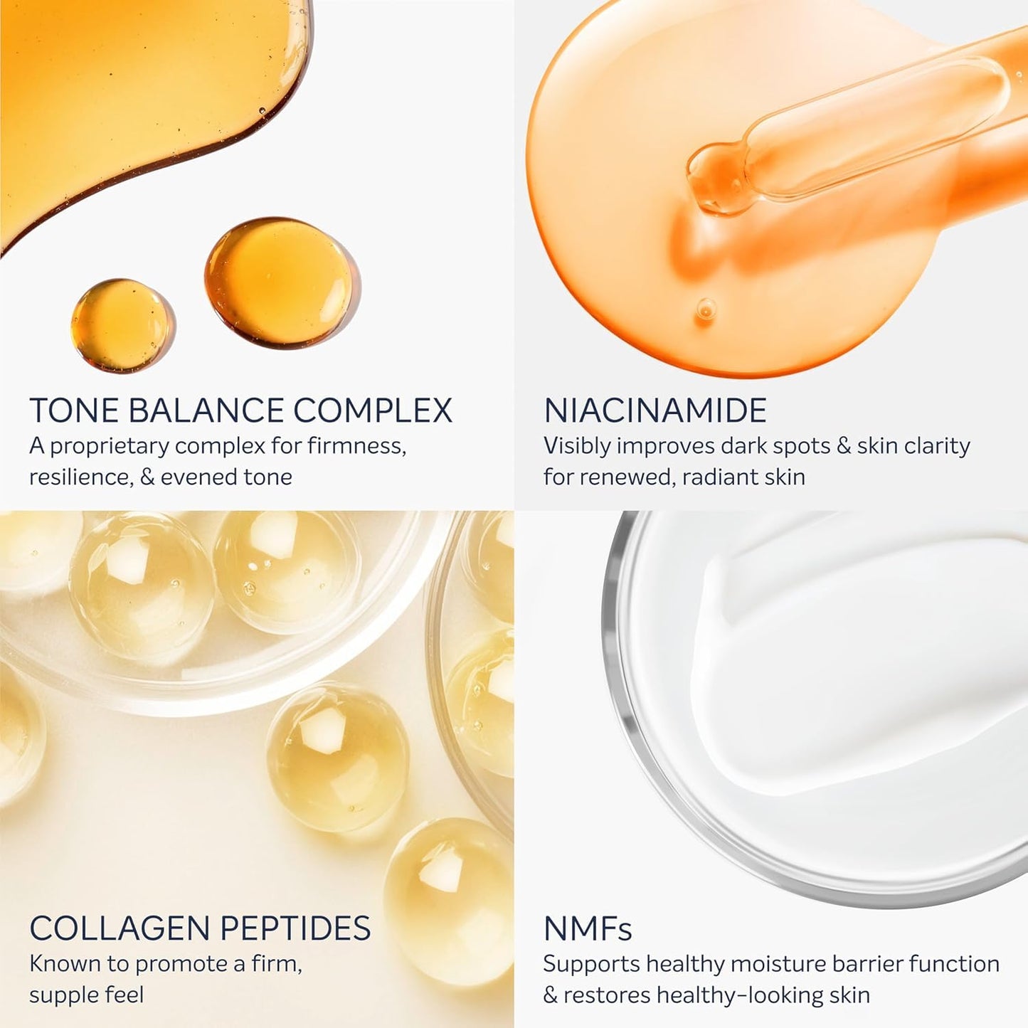 Dove Targeted Serum Multipurpose for Stretch Marks, Dark Spots, Uneven Skin Tone and Elasticity,with Tone Balance Complex, Niacinamide, Collagen Peptides and Natural Moisturizing Factors, 3.2 oz