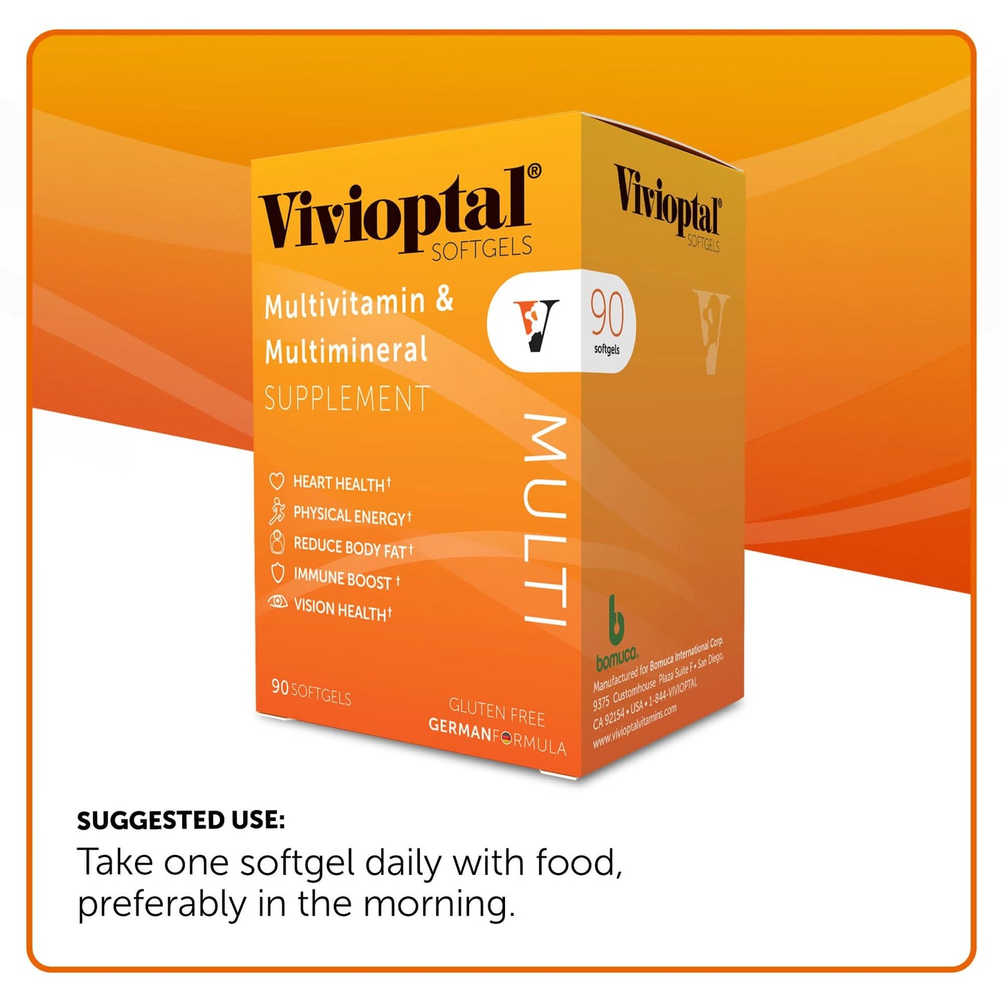Vivioptal MULTI Multivitamin & Multimineral Supplement - Softgels