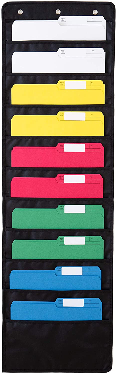 Organizador de archivos con 10 bolsillos