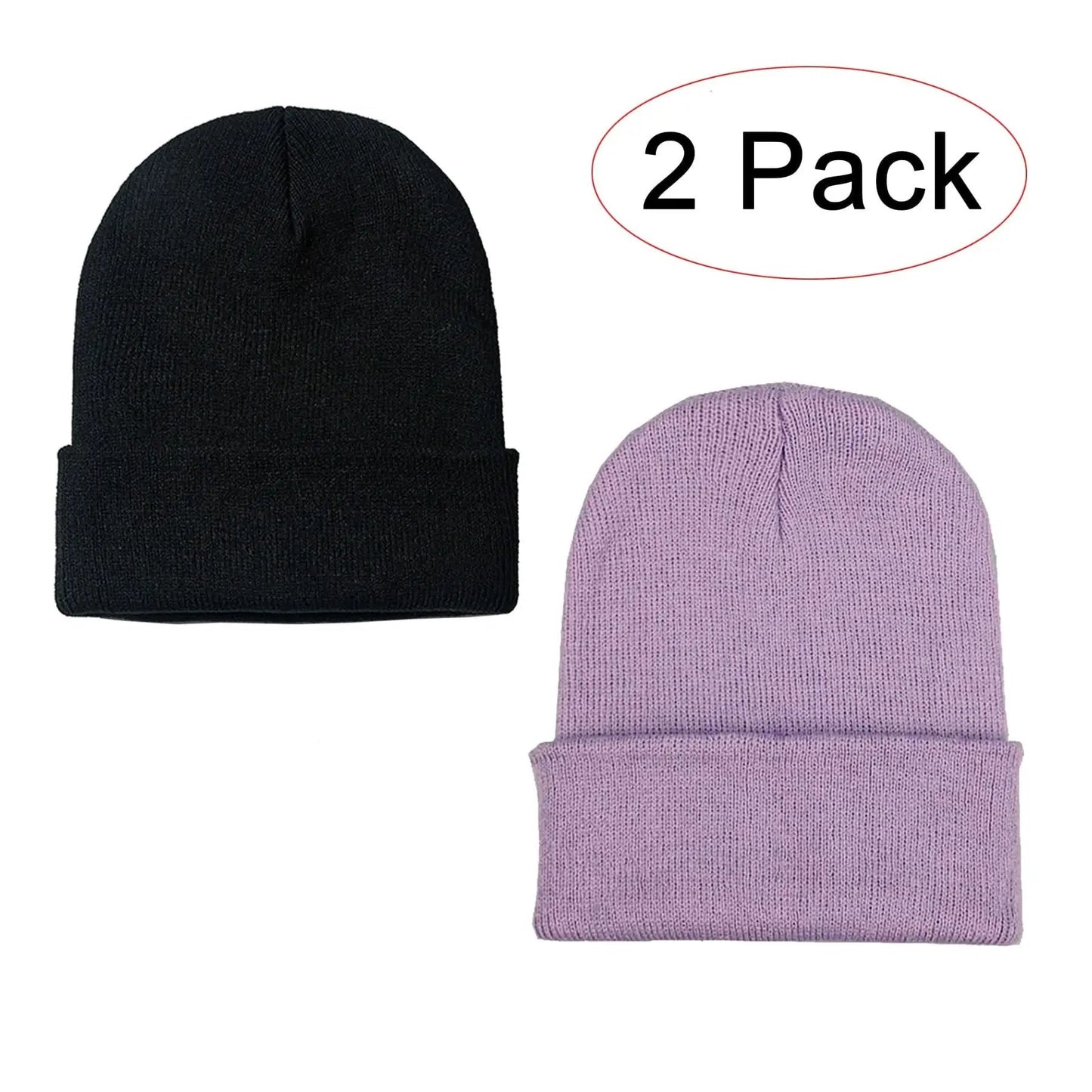 Knit Beanie - Warm Winter Headwear - Unisex & Stylish