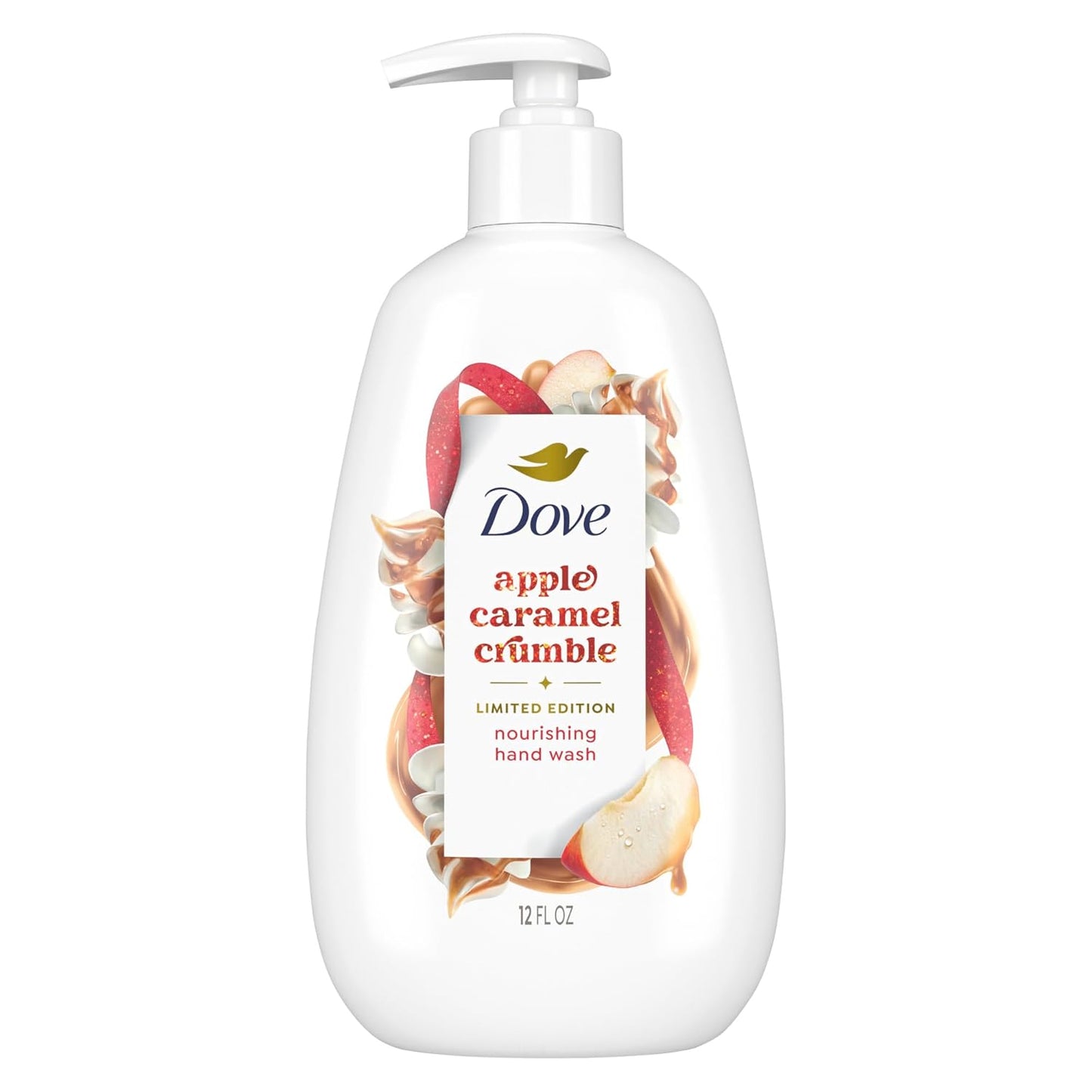Dove Limited Edition Holiday Treats Liquid Hand Wash for Deep Nourishment Apple Cider Carmel 12 oz