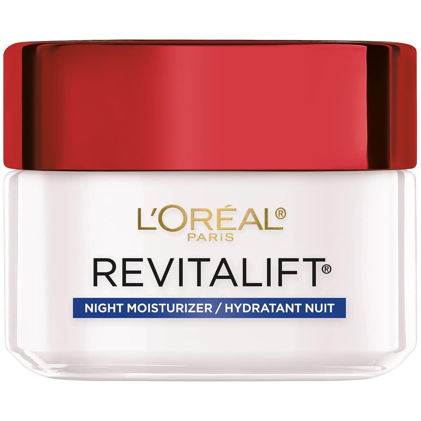 L'Oreal Paris, RevitaLift Anti-Wrinkle + Firming Night Cream Moisturizer 1.7 oz (Pack of 2)