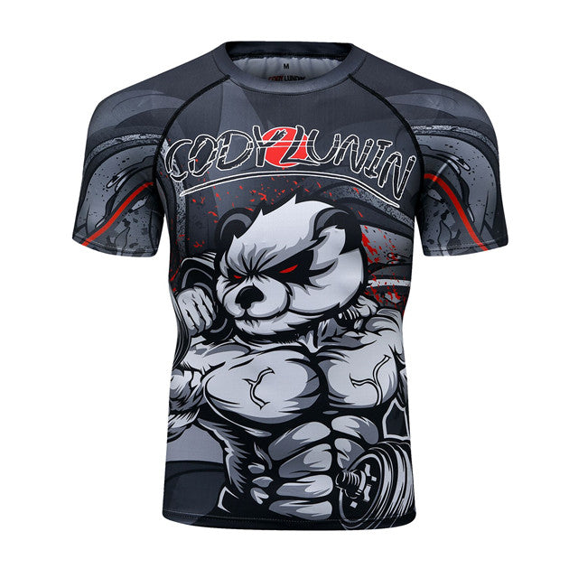 Men's Boxing  Fitness Compression Sportswear