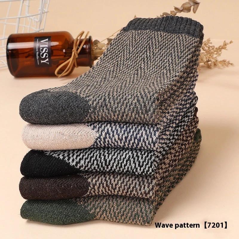 Men's 5-10 Pairs Retro Thick Socks