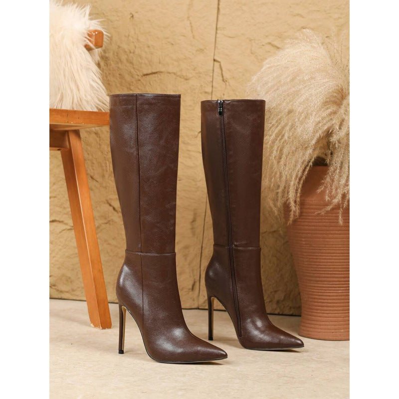 Pointed-toe Western Cowboy Boots