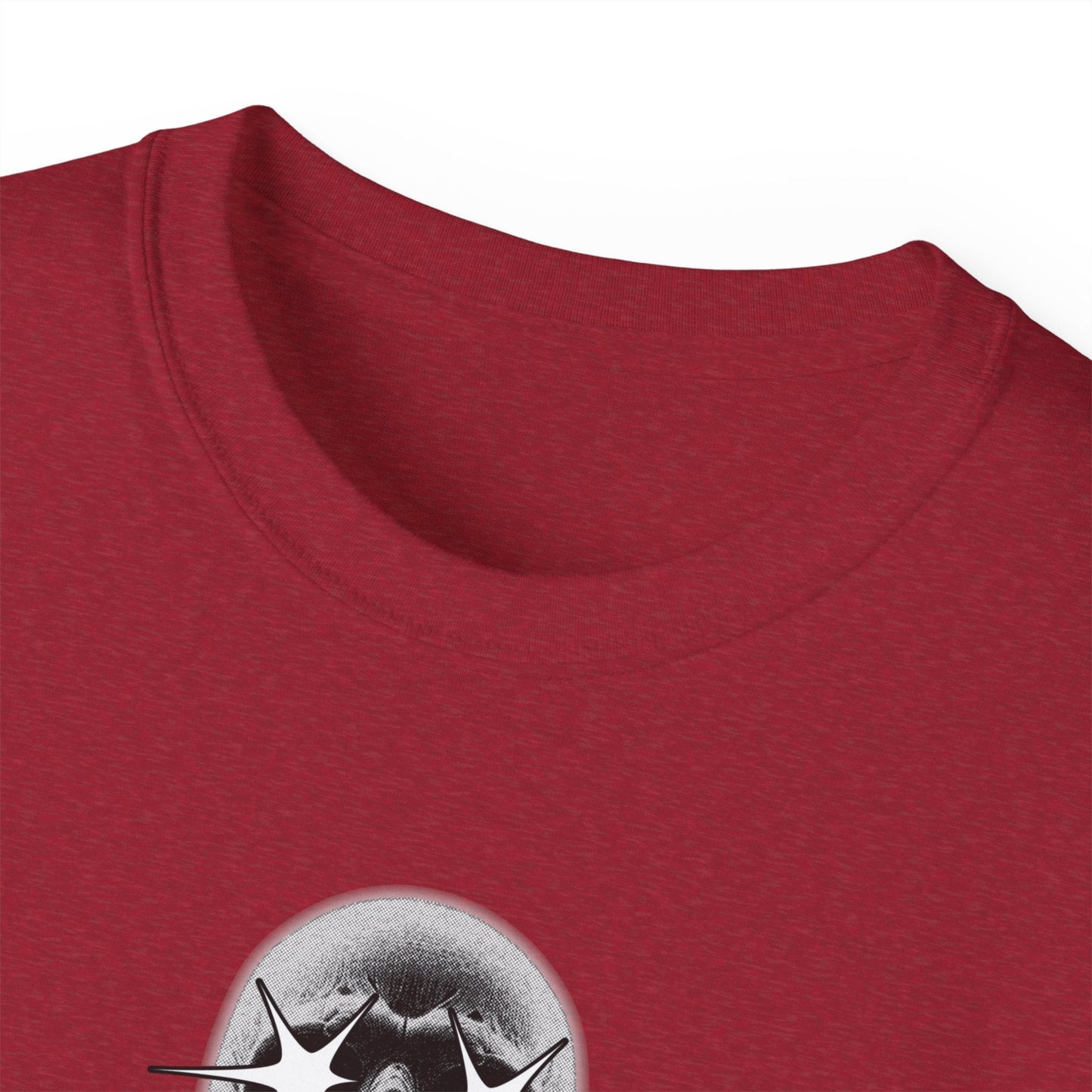 Corazón expuesto - Camiseta unisex de algodón (delante)