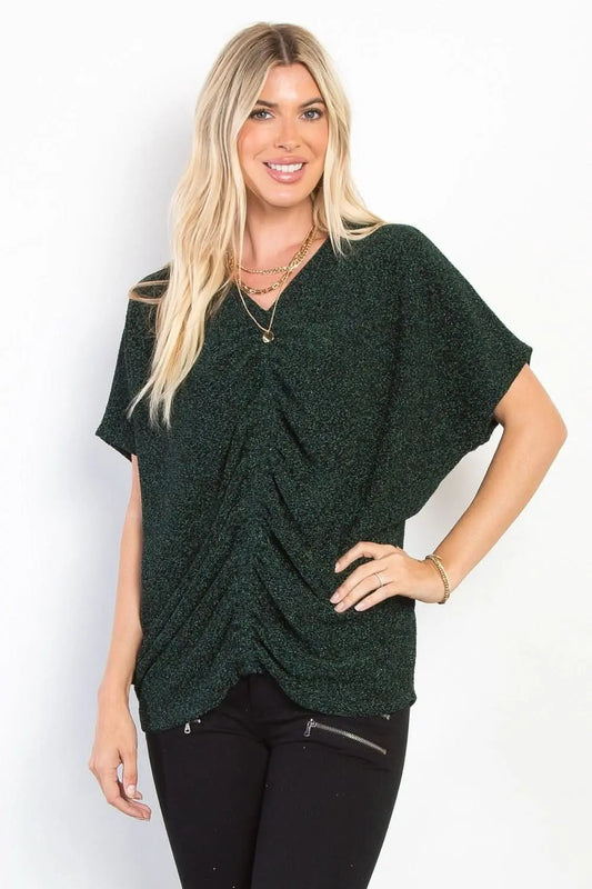 Top de mujer - Fruncido de Lúrex - Be Stage LoveSalve