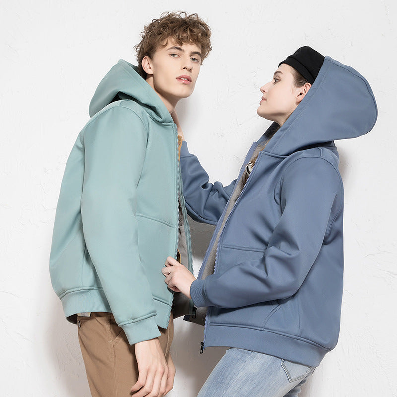 Chaqueta polar impermeable y cortavientos de mujer para exterior