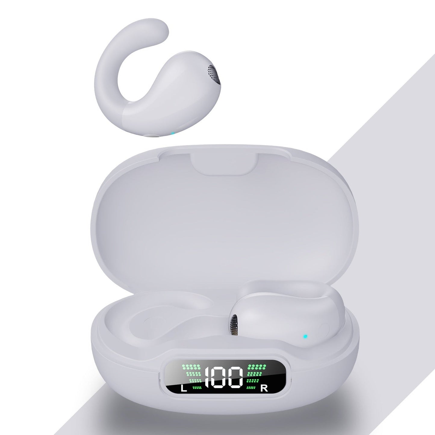 Wireless Non-occlusive Ear Clip Headset