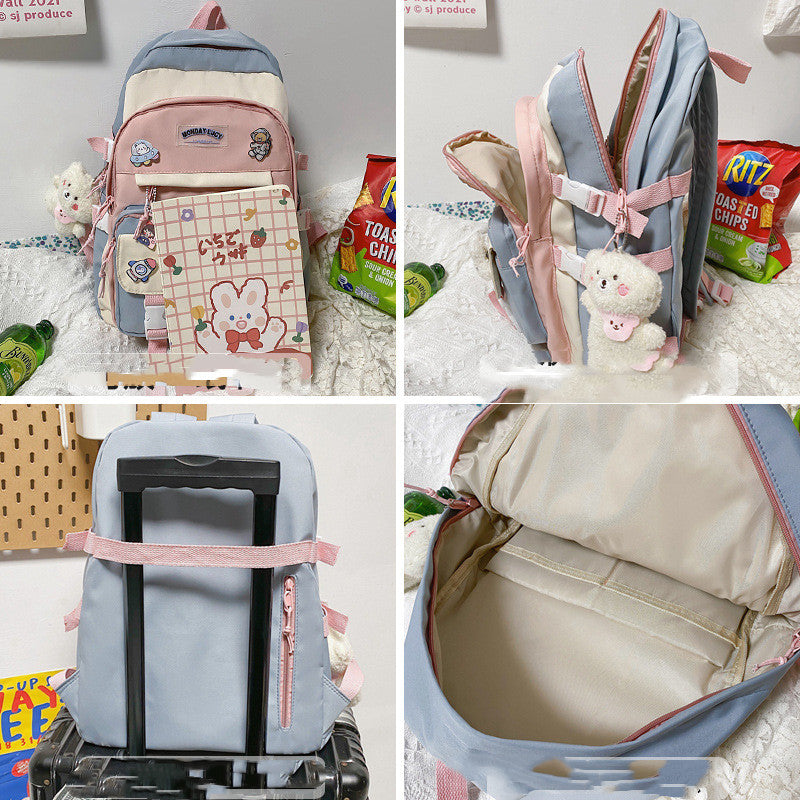 Elementary School Students' Mori All-match Backpack Travel Bag