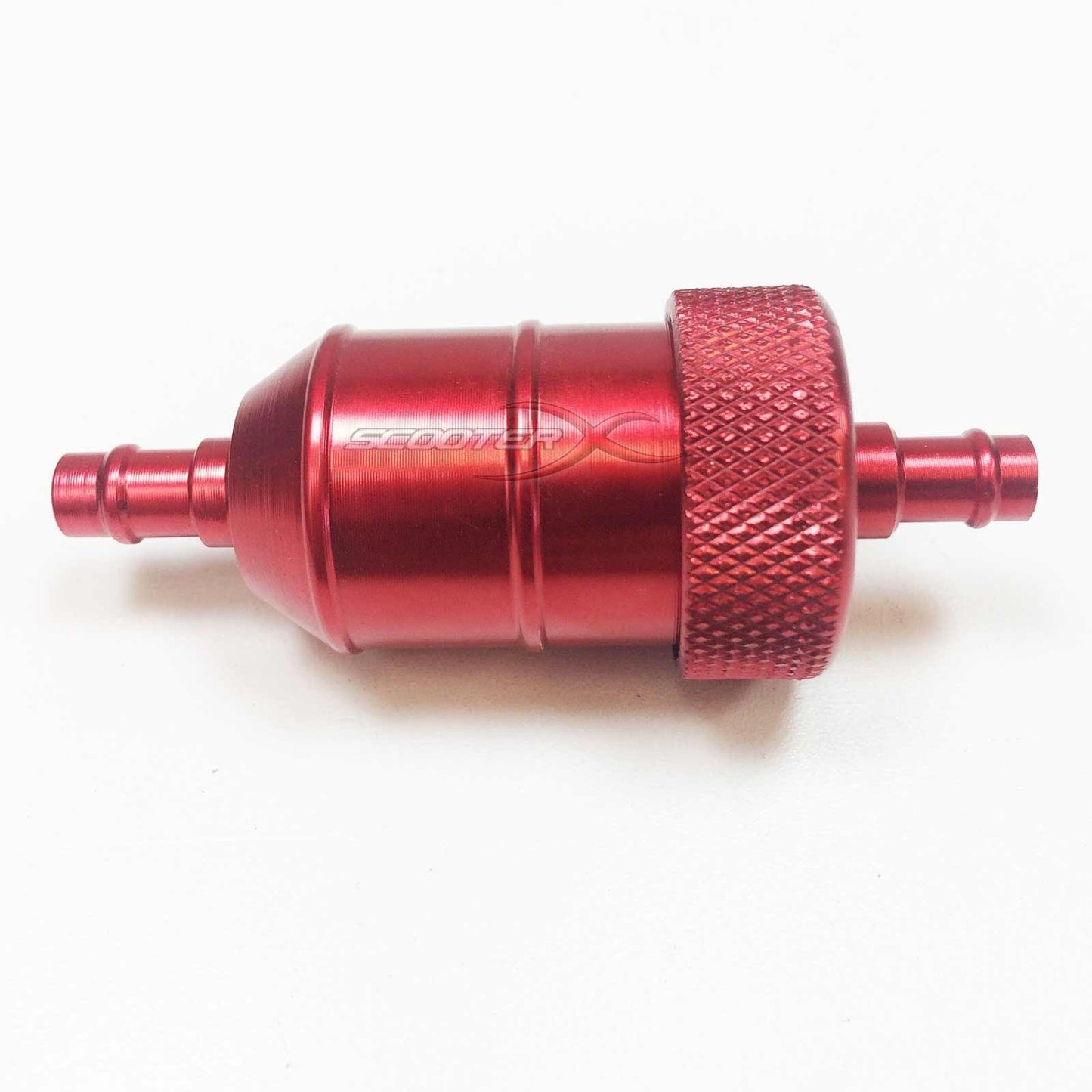 Aluminum Inline Fuel Filter 1/4" Flanges