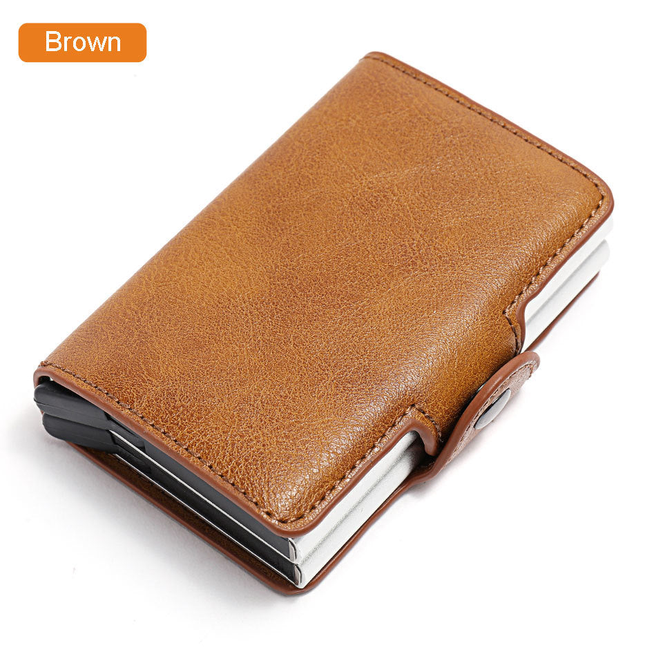 Aluminum PU Card Wallet