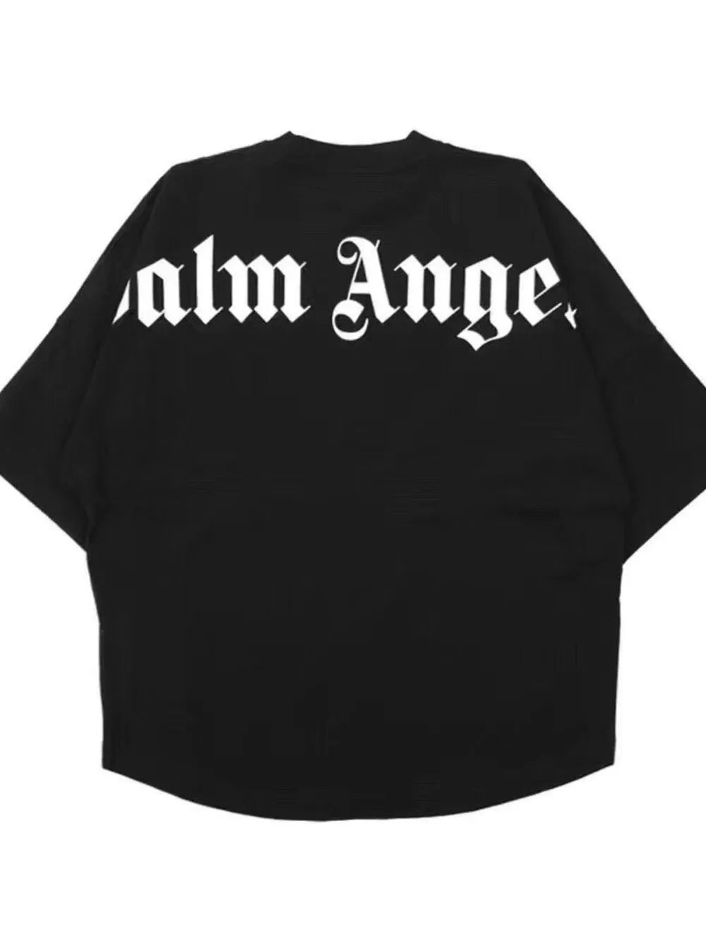 Camiseta de manga corta con cuello redondo y letras para hombre