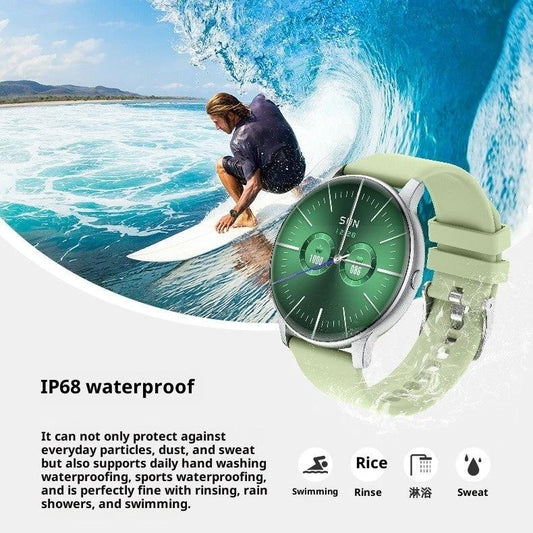 Smartwatch con llamadas Bluetooth, monitorización multifunción, ritmo cardíaco y presión arterial