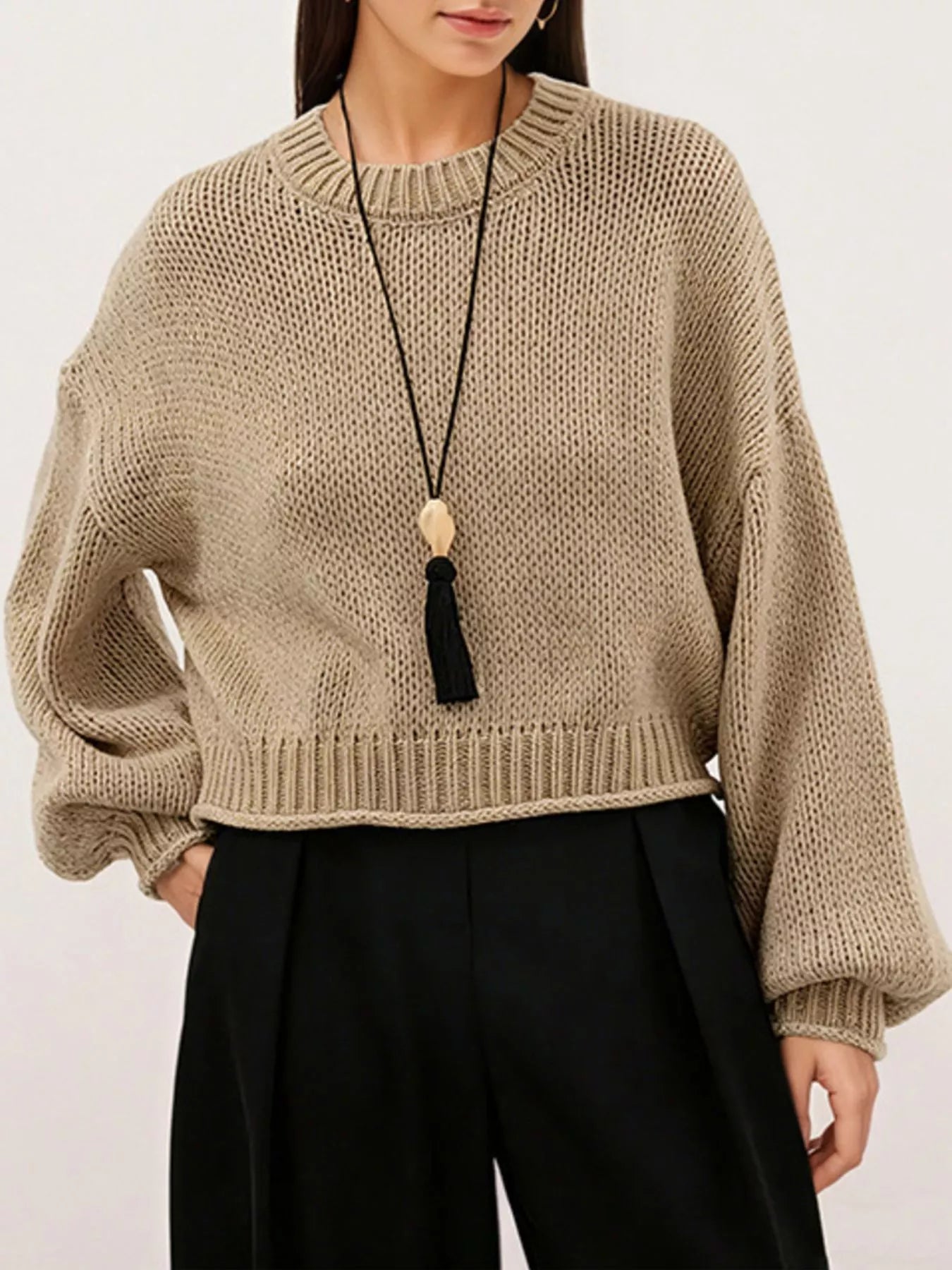 Oversized Chunky Knit Sweater