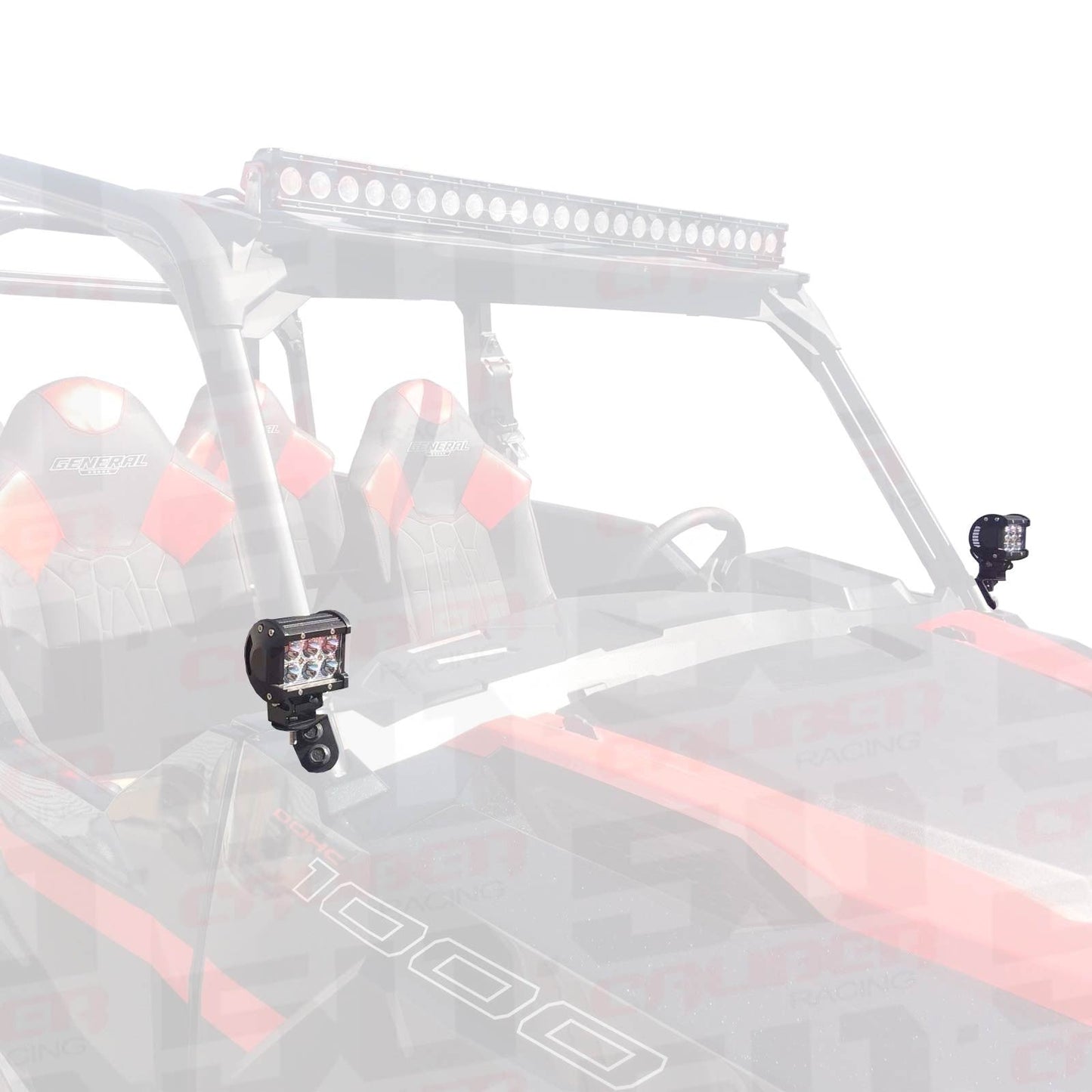 Polaris General Pod Light Mounting Brackets