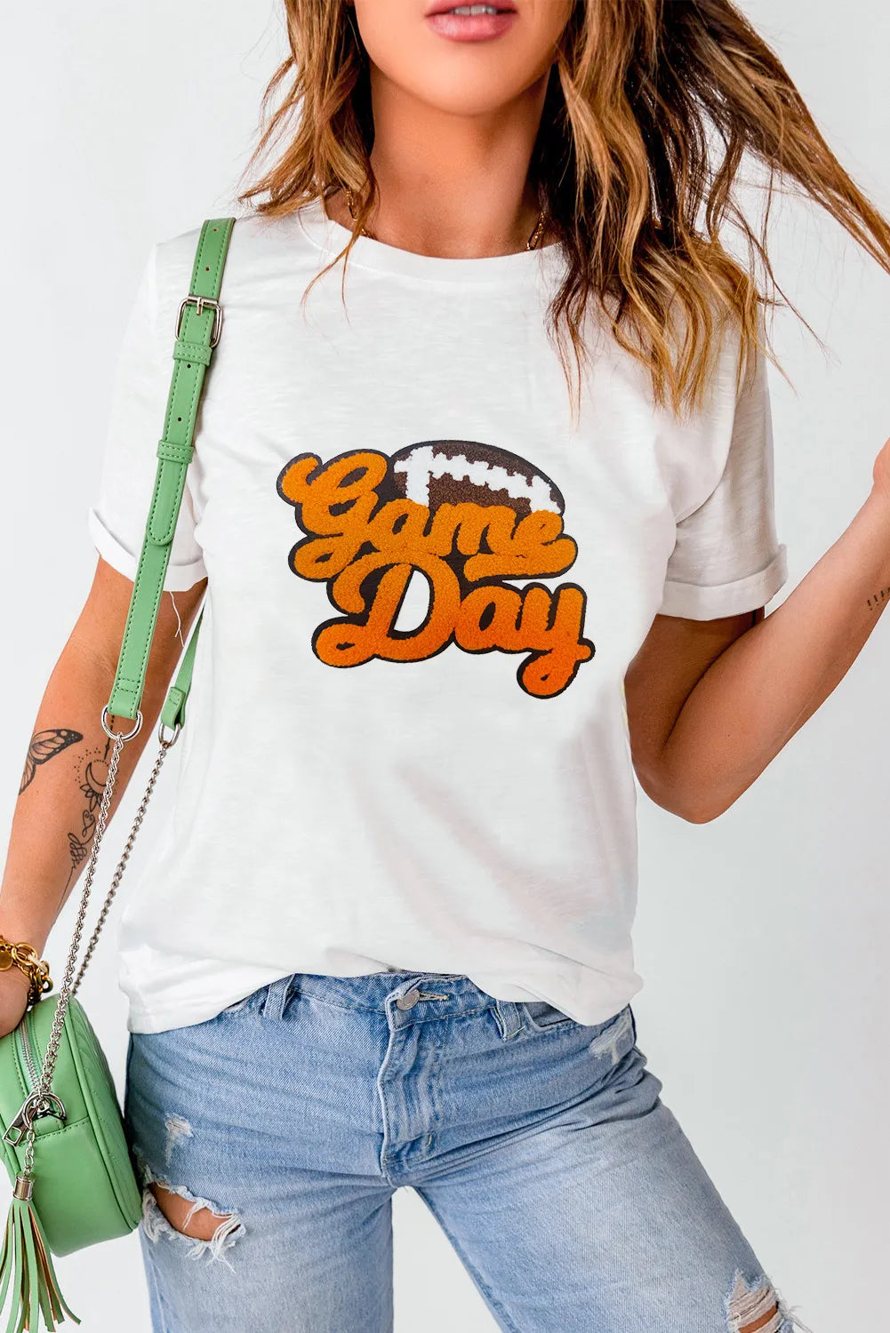 Camiseta de manga corta y cuello redondo GAME DAY