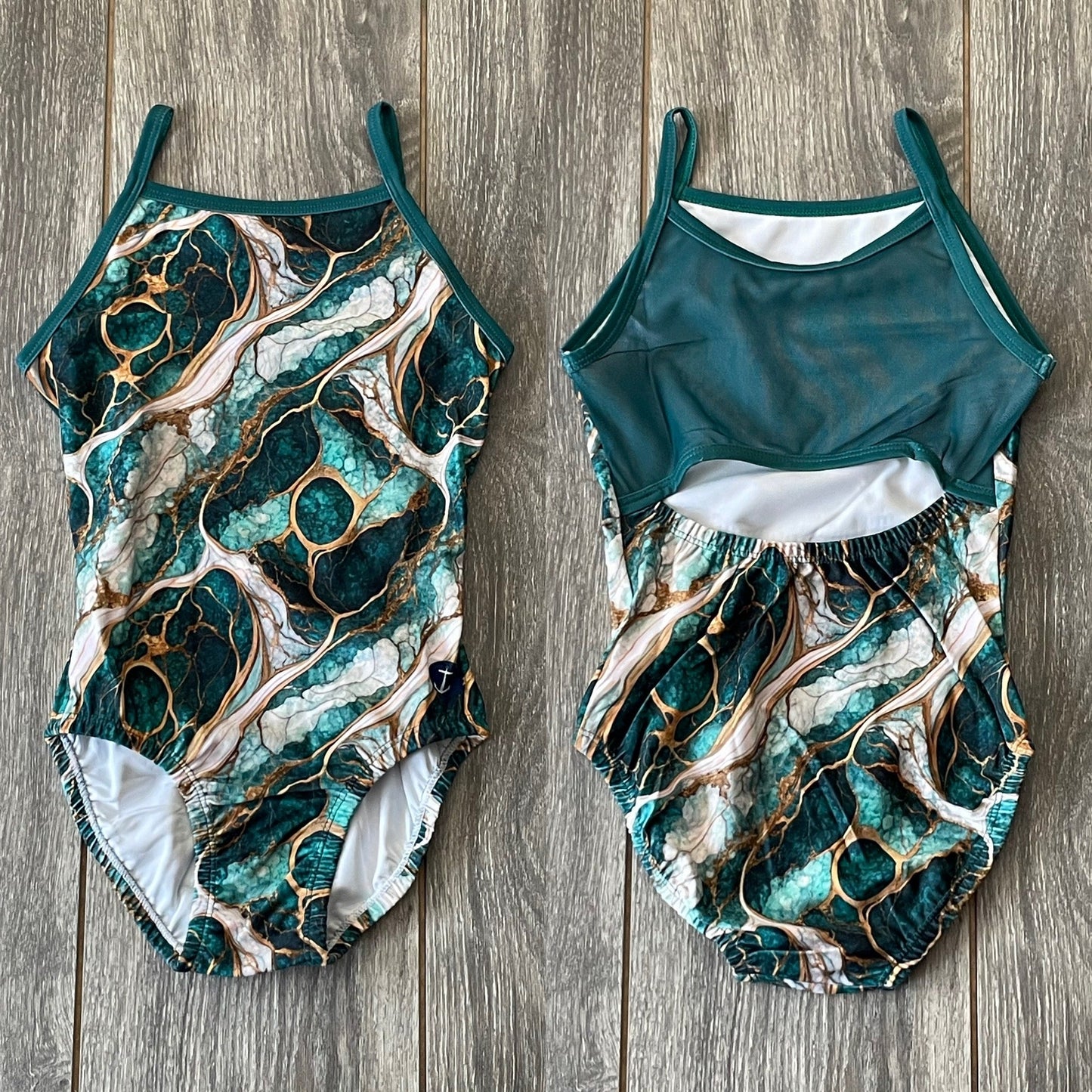 Emerald Marble Magic Leotard