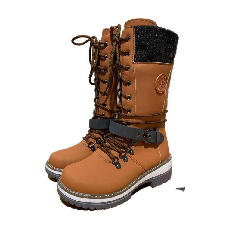 Women's Mid Boots Round-Toe