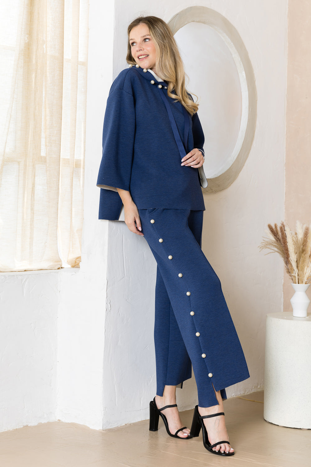 Farrah French Scuba Pearl Pant - Bundle 2