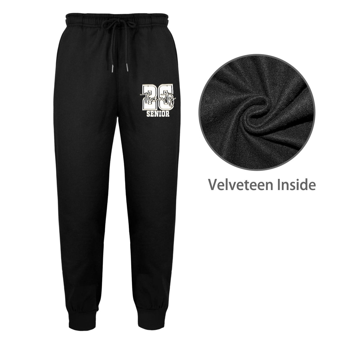 Senior 2026 Graduate Unisex Fleece Sweatpants (Left Printing) Made in USA