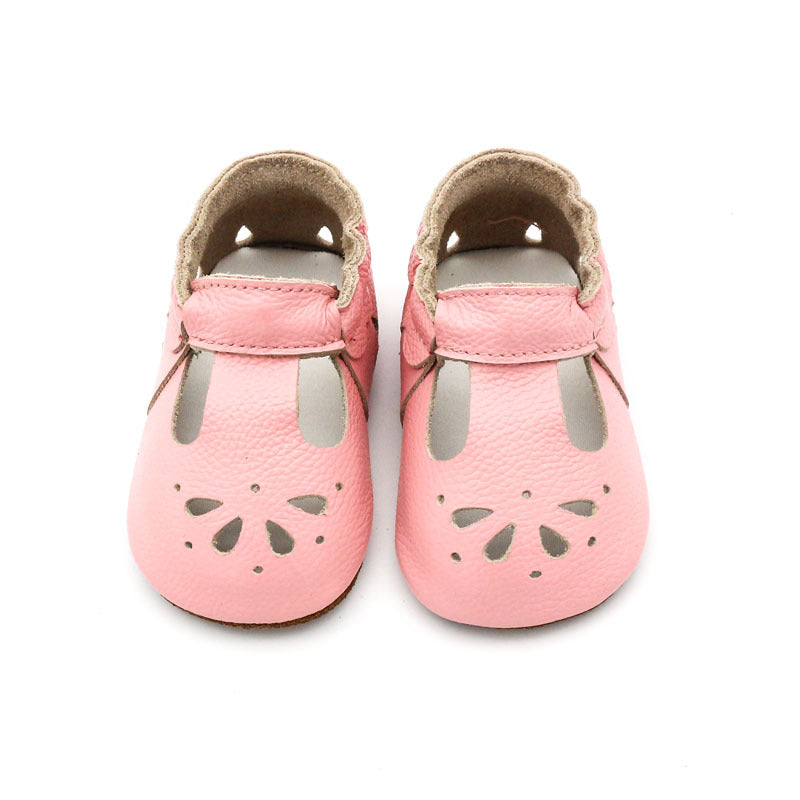 Cowhide baby shoes