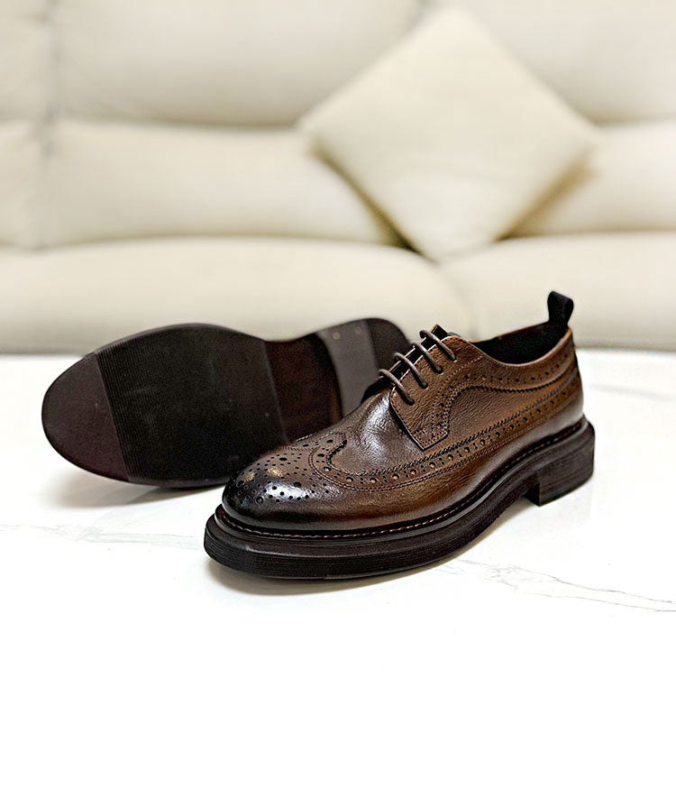 Men's Brogue Leather Shoes
