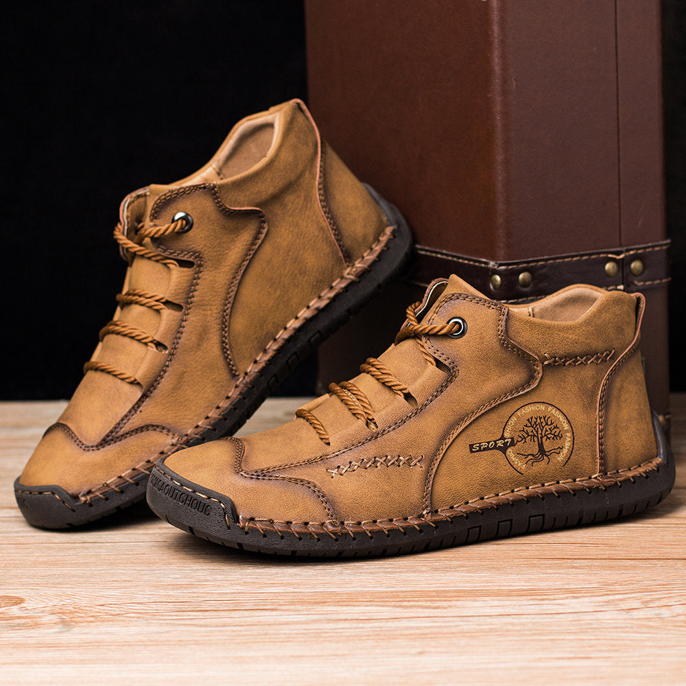 Vintage Hand-Stitched Boots