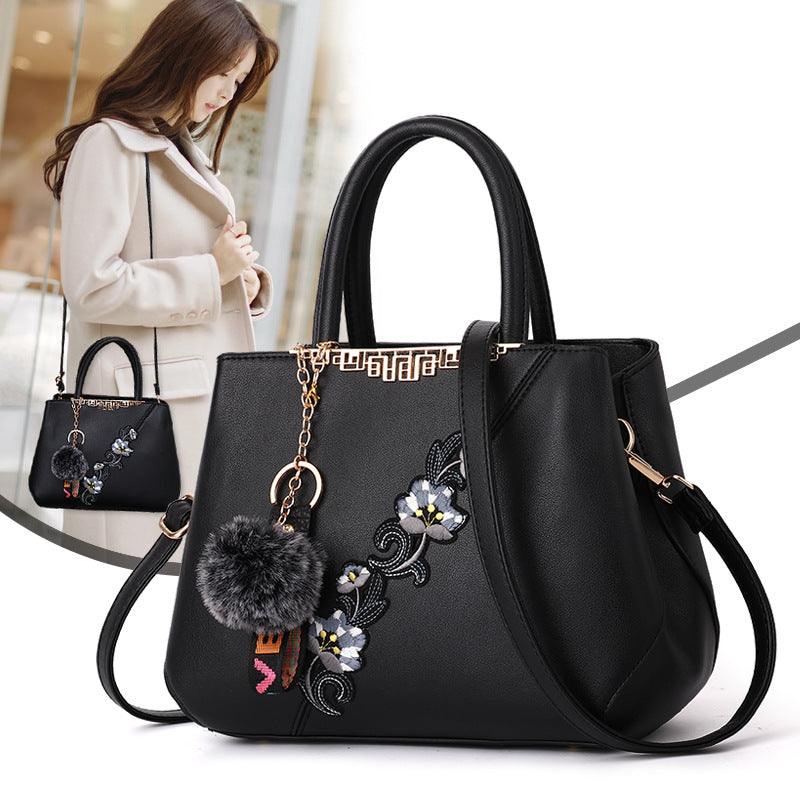 Women's Contrasting Color Handbag