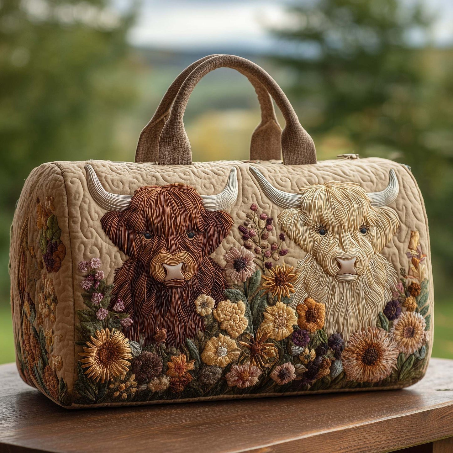 Short-Distance Handheld Quilted Travel Bag
